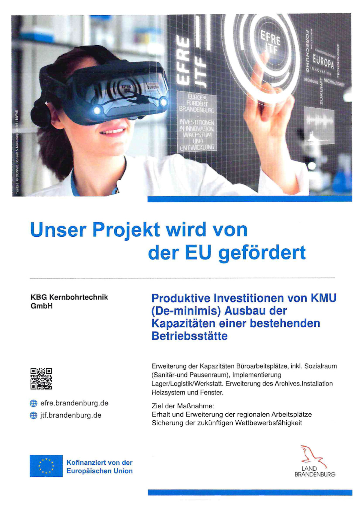 Unser Projekt wird von der EU gefördert
